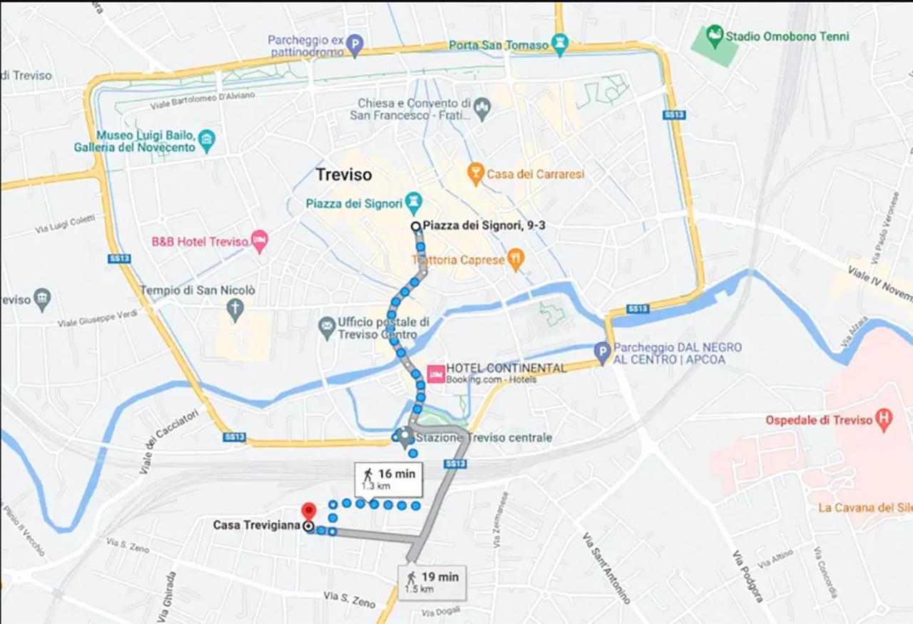 Casa Trevigiana - Super Location, Fully Equipped & Spacious เตรวิโซ ภายนอก รูปภาพ